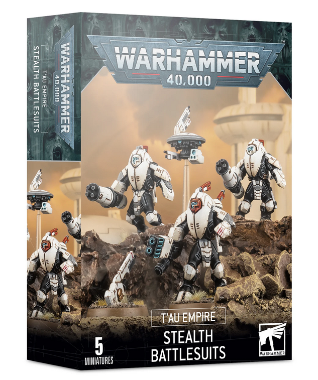 Warhammer 40,000 - T'au XV25 Stealth Battlesuits | Lionsheart Bookshop